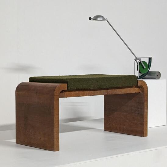 Large art déco stool