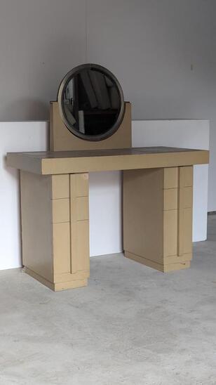 modernist dressing table in the spirit of Mallet Stevens