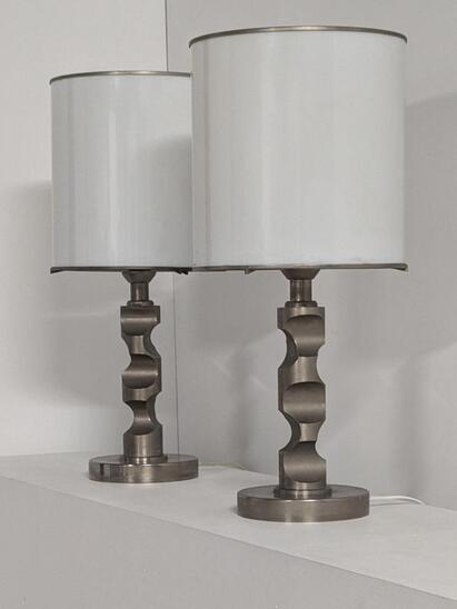 Pair of 1970s sculptural lamps