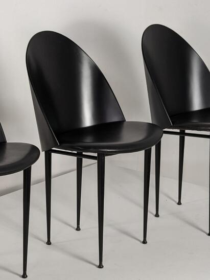 Pascal Mourgue 4 Atlantic chairs 