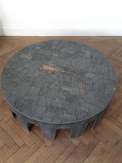 Pia Manu slate coffee table