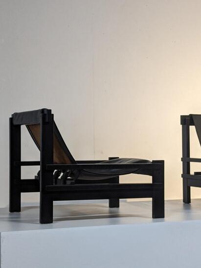 Sonja Wasseur attributed pair of armchairs