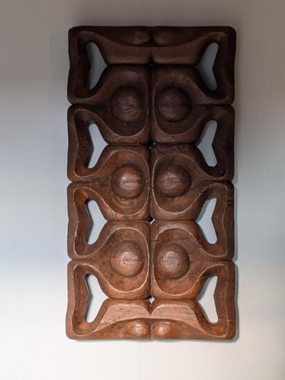 Tall midcentury modern sculpture