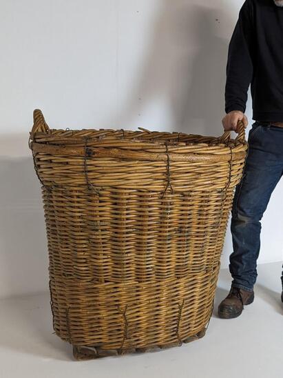 tall old bakery basket